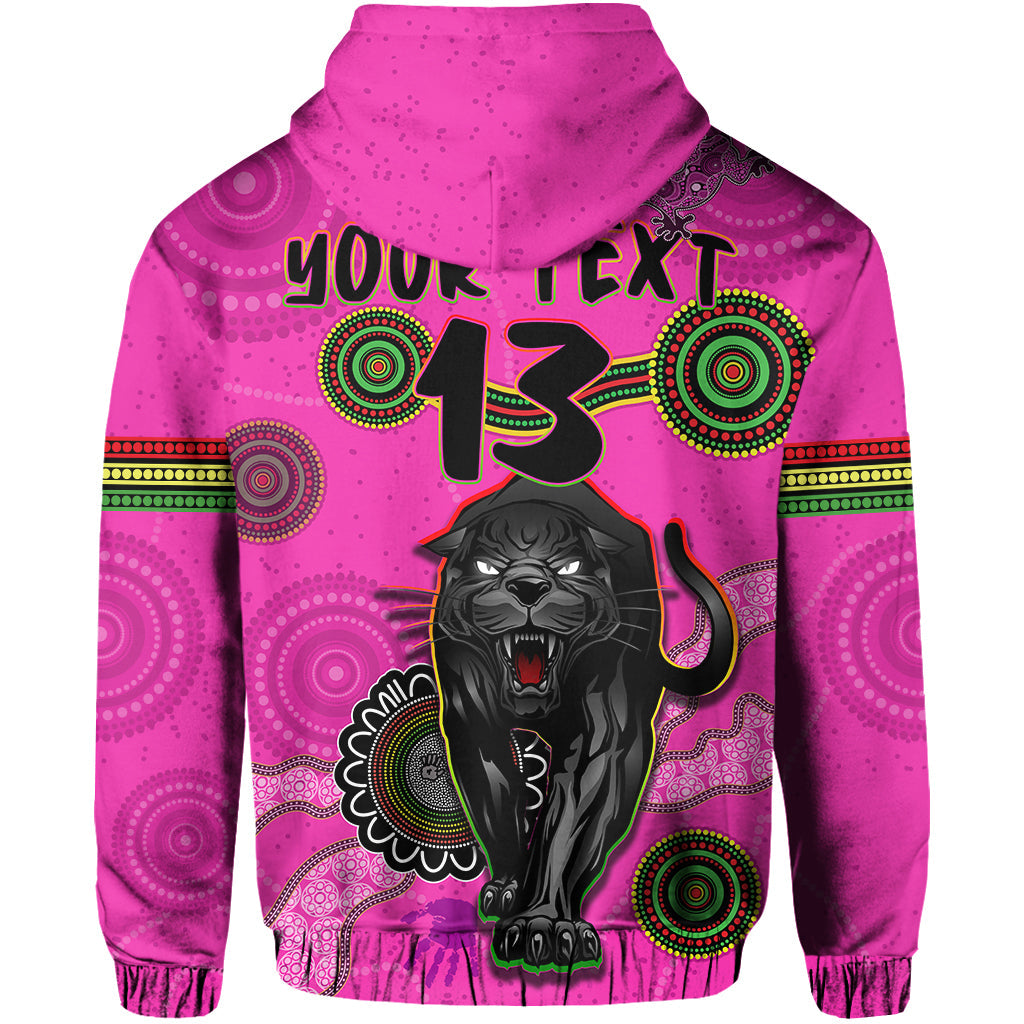 custom-text-and-number-panthers-hoodie-aboriginal-with-lizard