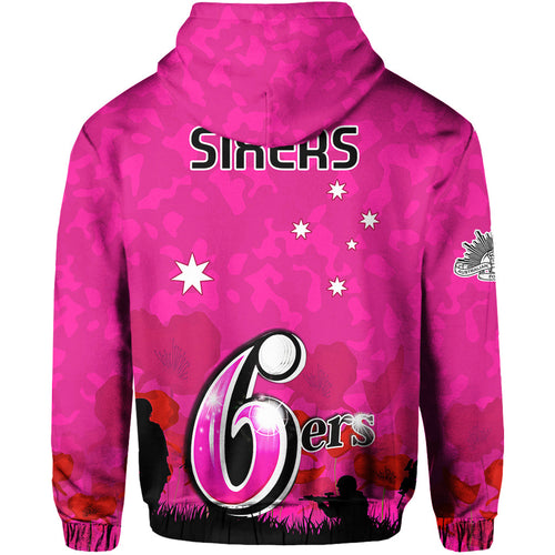 sydney-sixers-cricket-hoodie-anzac-day-camouflage-poppy-lest-we-forget