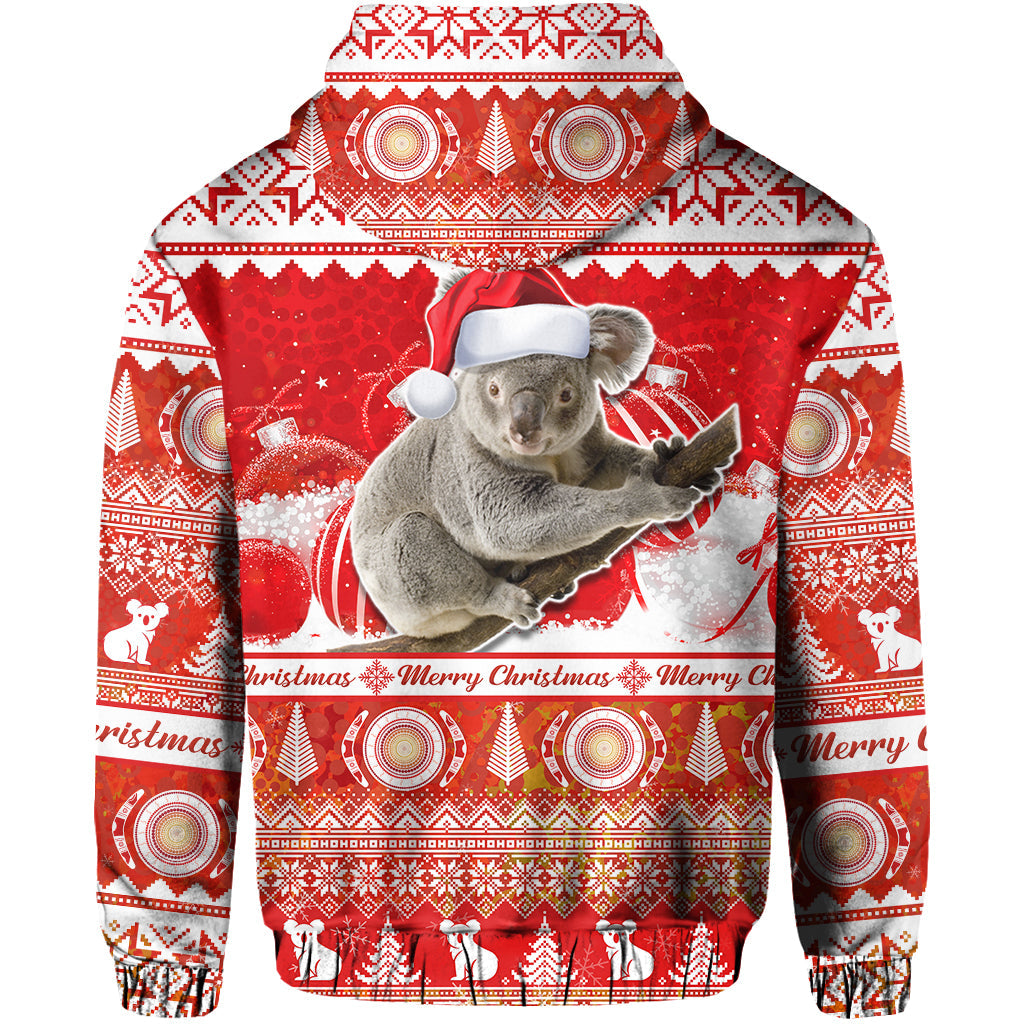 australia-hoodie-koala-aboriginal-painting-merry-christmas
