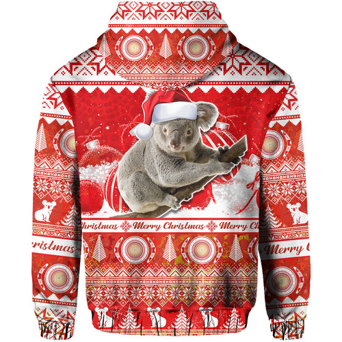 australia-hoodie-koala-aboriginal-painting-merry-christmas