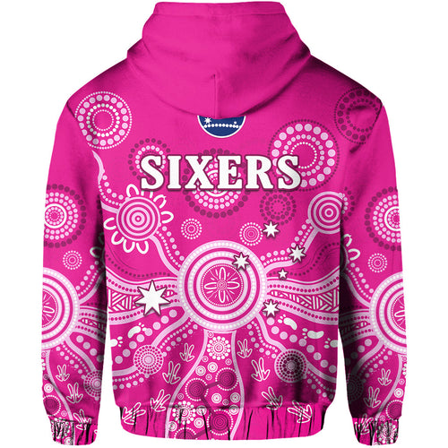 sydney-sixers-hoodie-cricket-indigenous-australian-art-ver02