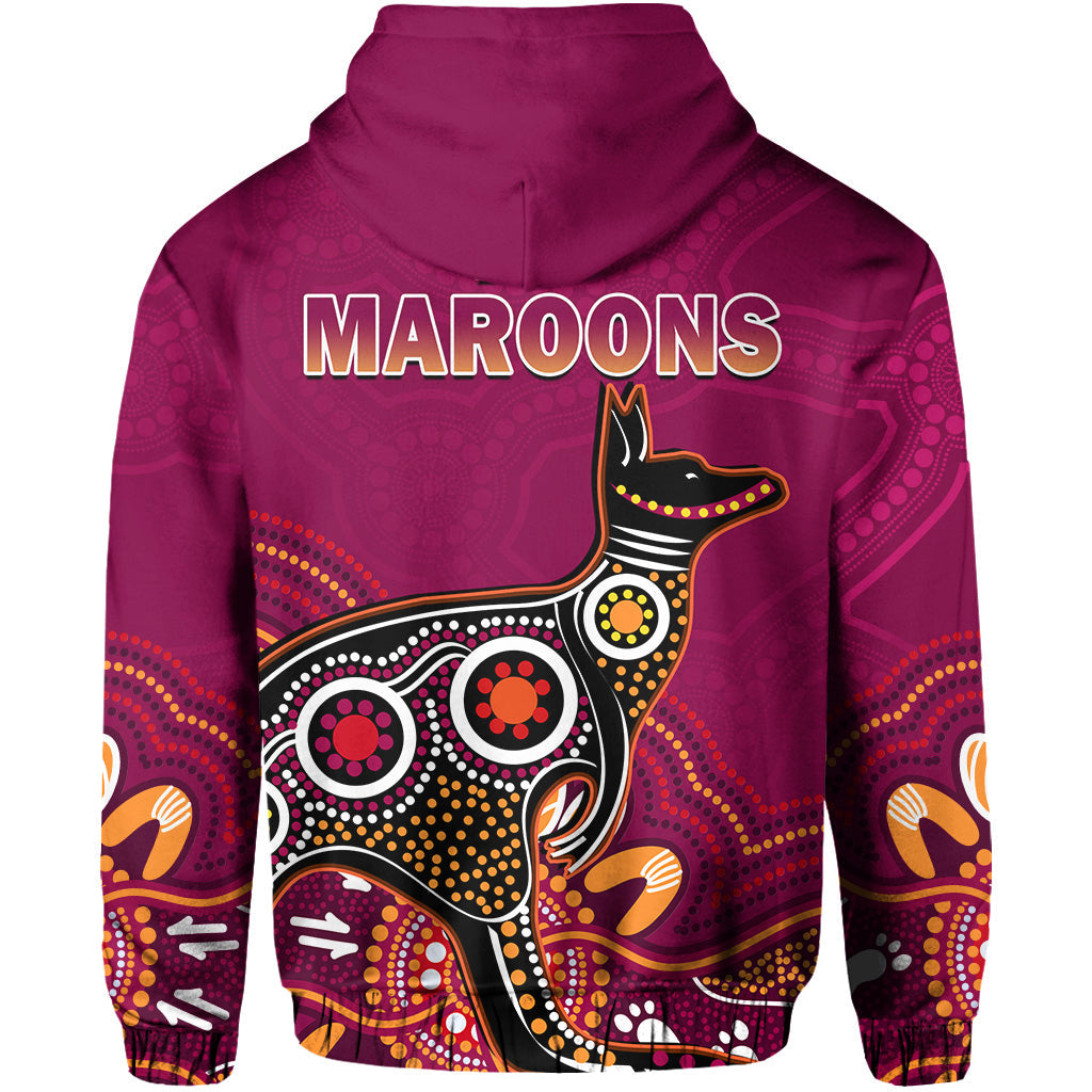 maroons-rugby-hoodie-queensland-kangaroo-aboriginal-dot-paintings