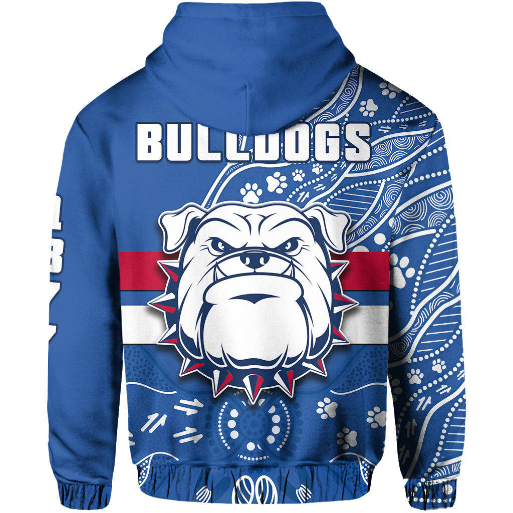 bulldogs-football-hoodie-scraggers-1877-aboriginal-dot-painting-newest-version