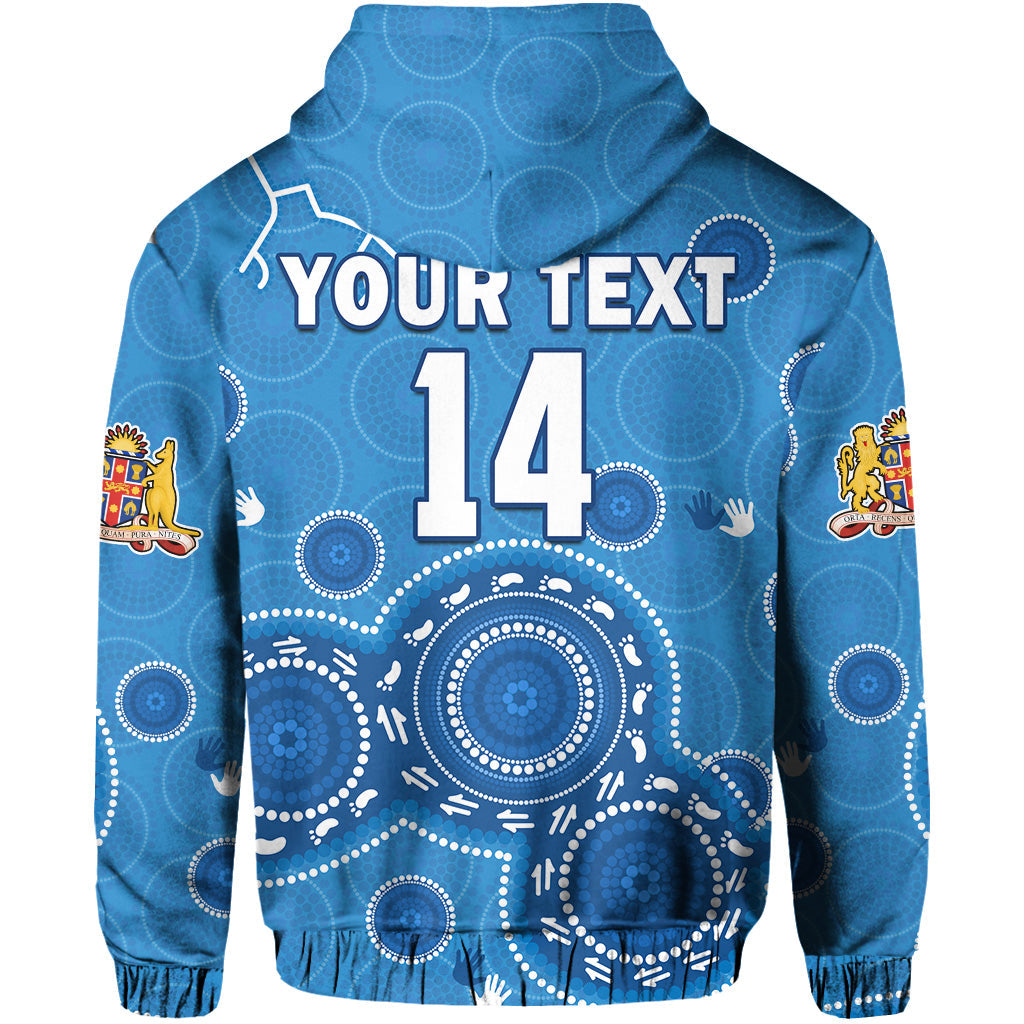 custom-text-and-number-nsw-blues-rugby-hoodie-new-south-wales-aboriginal-dot-painting-unique-version