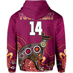 custom-text-and-number-maroons-rugby-hoodie-queensland-kangaroo-aboriginal-dot-paintings