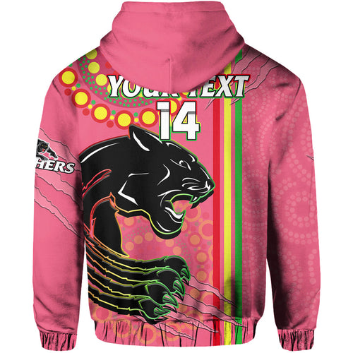 custom-text-and-number-panthers-rugby-hoodie-the-mountain-men-aboriginal-art-dynamic-pink-version