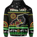 custom-personalised-panthers-christmas-hoodie-aboriginal-pattern-penrith-black-version