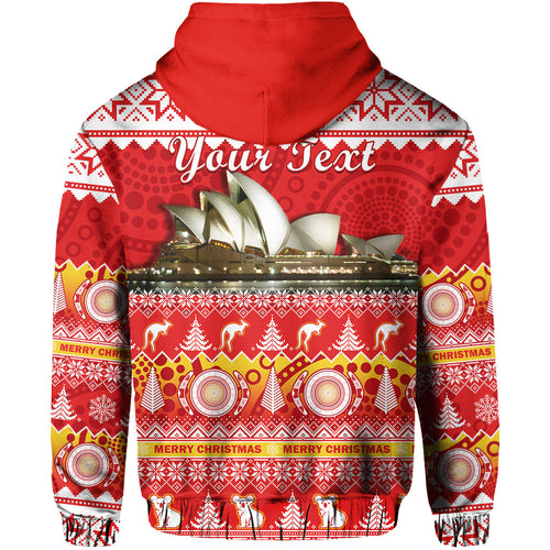 custom-personalised-australia-hoodie-sydney-opera-house-aboriginal-art-merry-christmas