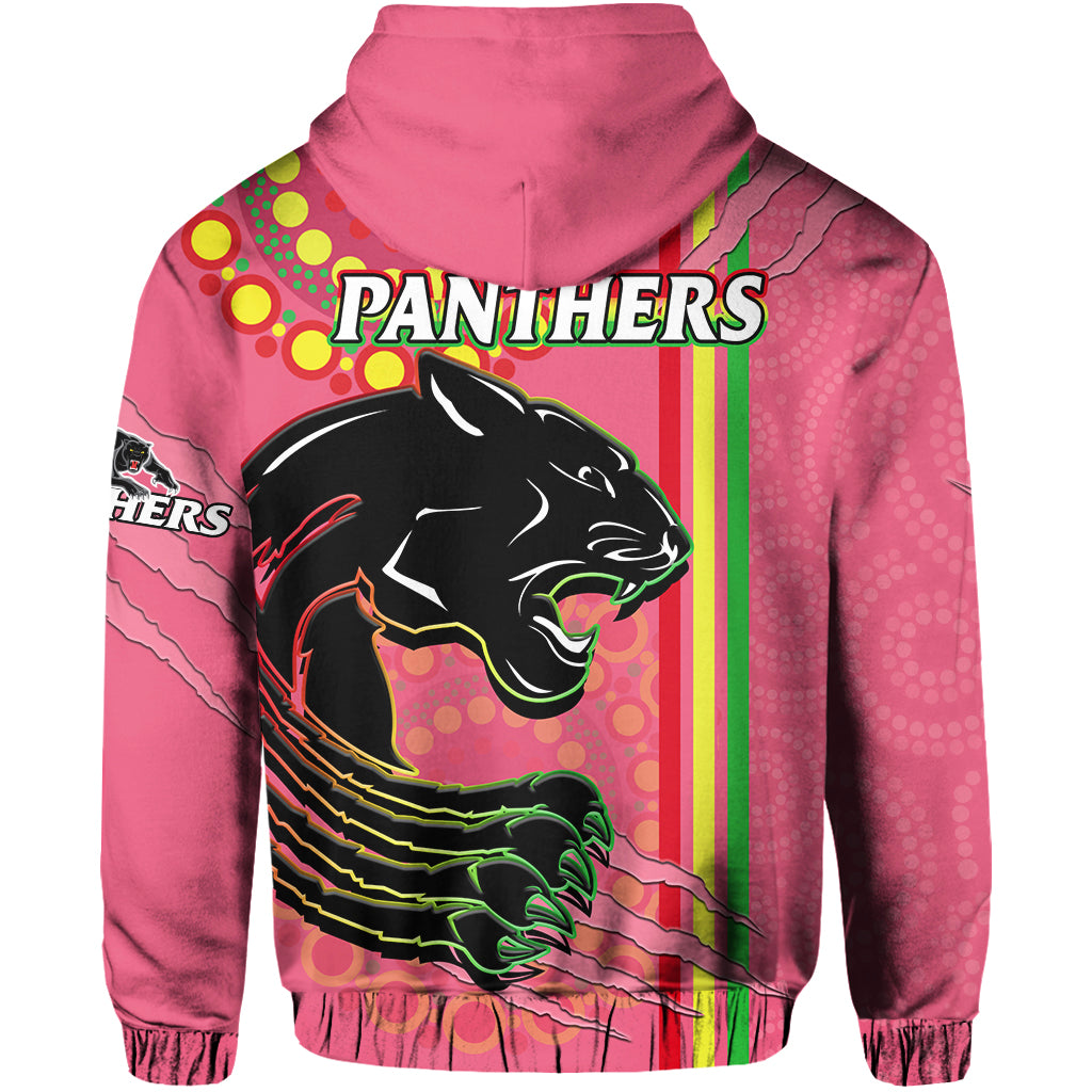 panthers-rugby-hoodie-the-mountain-men-aboriginal-art-dynamic-pink-version