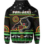 panthers-christmas-hoodie-aboriginal-pattern-penrith-black-version