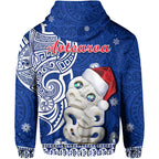 custom-personalised-new-zealand-christmas-hoodie-hei-tiki-blue-pohutukawa-meri-kirihimete