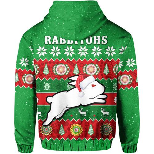 rabbitohs-christmas-hoodie-souths-aboriginal-art-merry-xmas