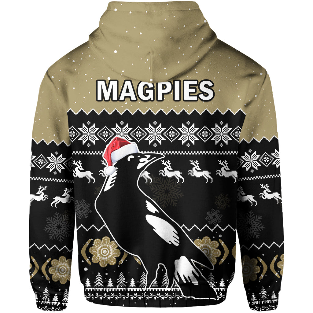 collingwood-football-hoodie-magpies-indigenous-merry-christmas