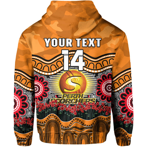 custom-text-and-number-perth-scorchers-cricket-anzac-hoodie-poppy-aboriginal-camouflage