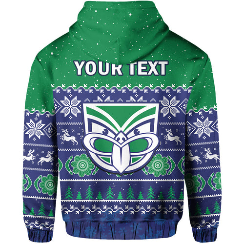 custom-personalised-warriors-rugby-hoodie-new-zealand-indigenous-merry-christmas