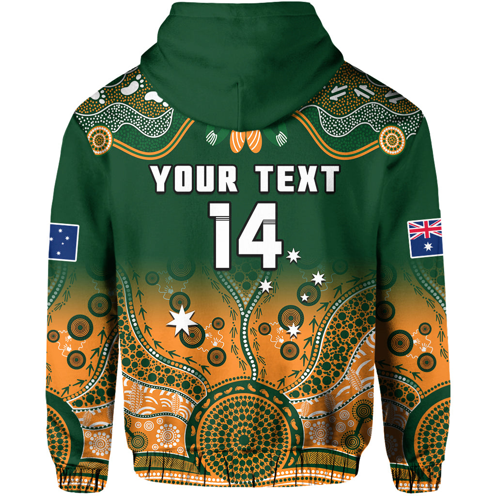 custom-text-and-number-australia-rugby-hoodie-wallabies-kangaroo-green-aboriginal