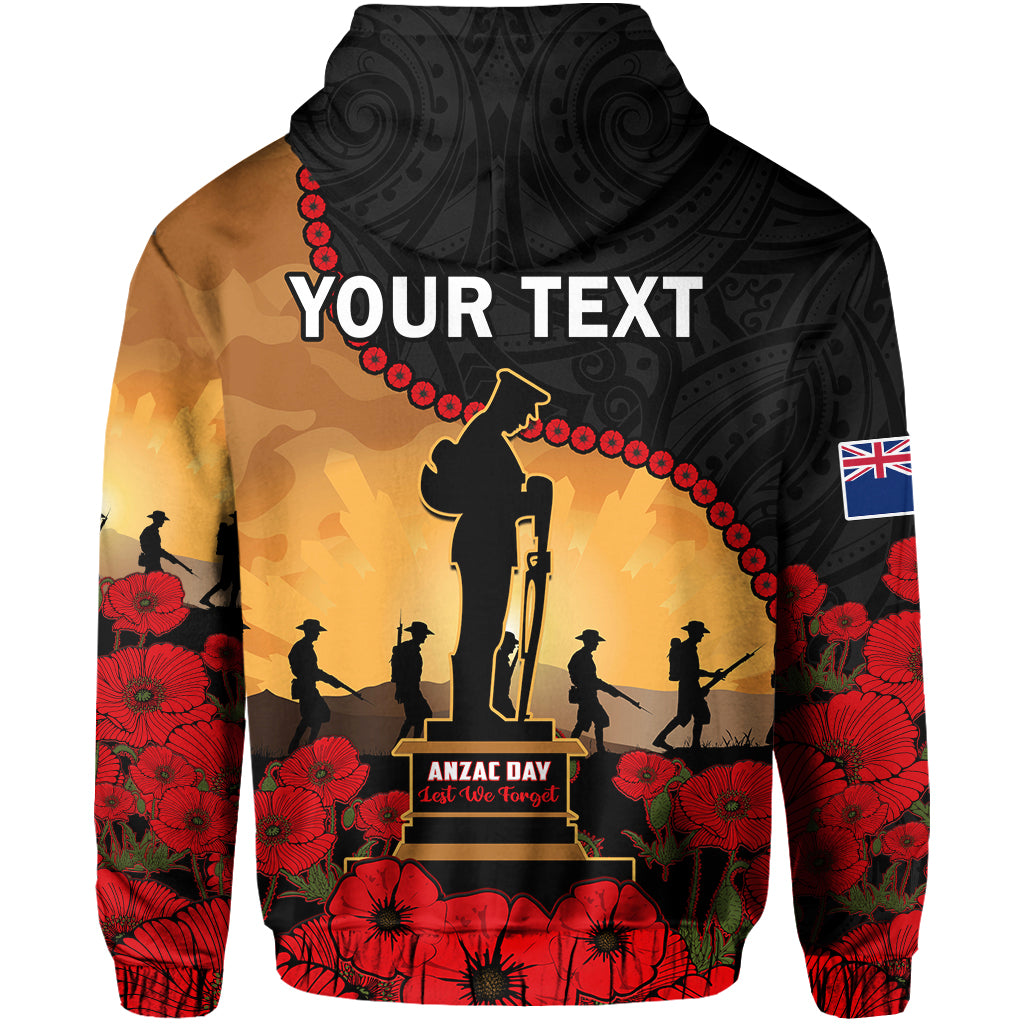 custom-personalised-new-zealand-anzac-hoodie-maori-camouflage-mix-poppies-we-will-remember-them