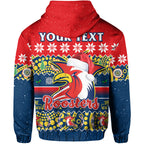 custom-personalised-sydney-roosters-christmas-hoodie-easts-aboriginal-art-merry-xmas