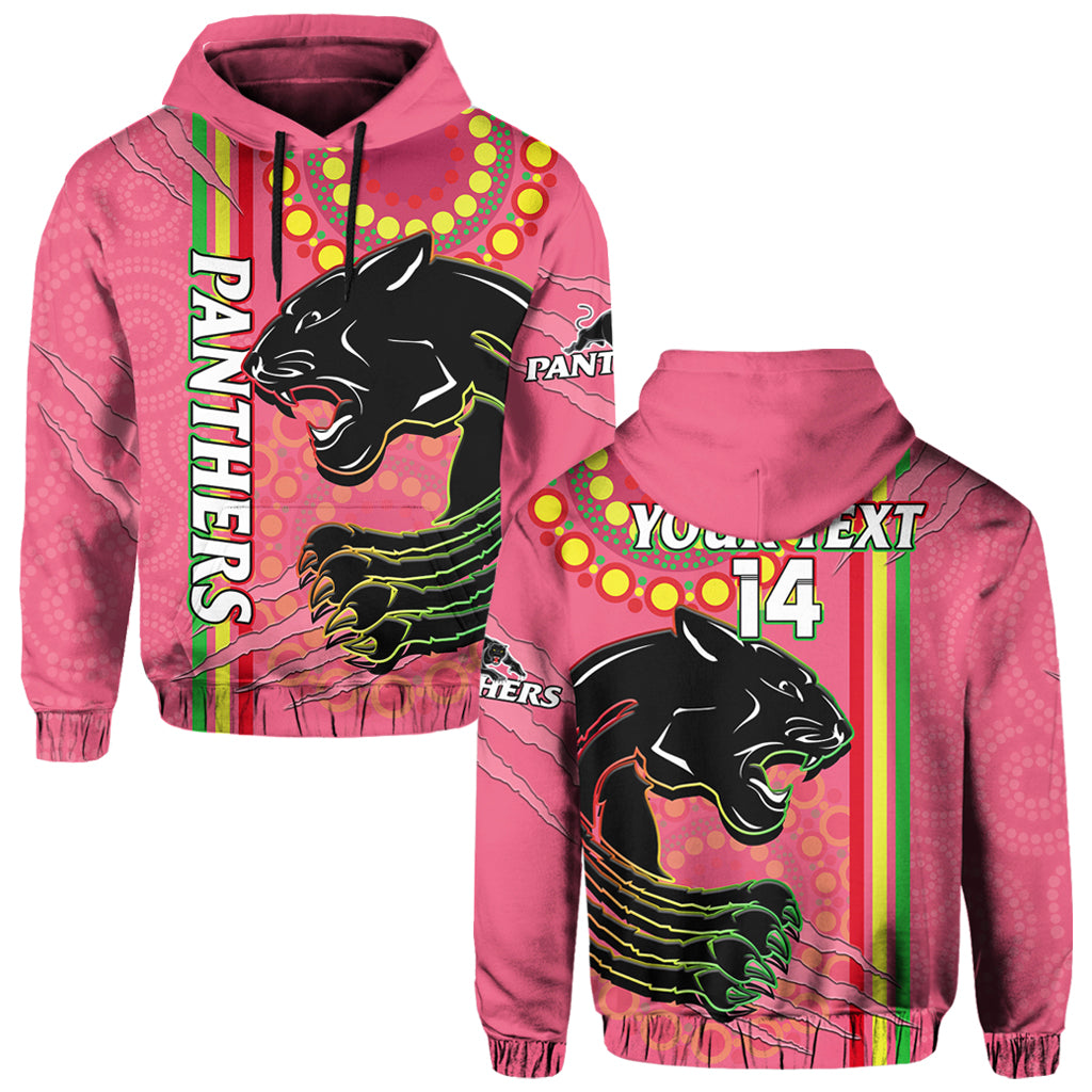 custom-text-and-number-panthers-rugby-hoodie-the-mountain-men-aboriginal-art-dynamic-pink-version