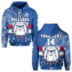custom-text-and-number-bulldogs-football-hoodie-scraggers-1877-aboriginal-dot-painting-newest-version