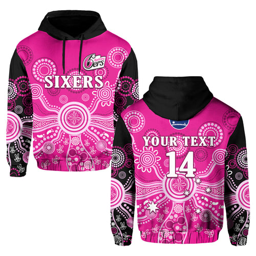 custom-text-and-number-sydney-sixers-hoodie-cricket-indigenous-australian-art-ver01