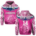 custom-text-and-number-cowboys-rugby-hoodie-aboriginal-pattern-pink-version