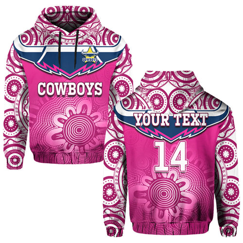 custom-text-and-number-cowboys-rugby-hoodie-aboriginal-pattern-pink-version