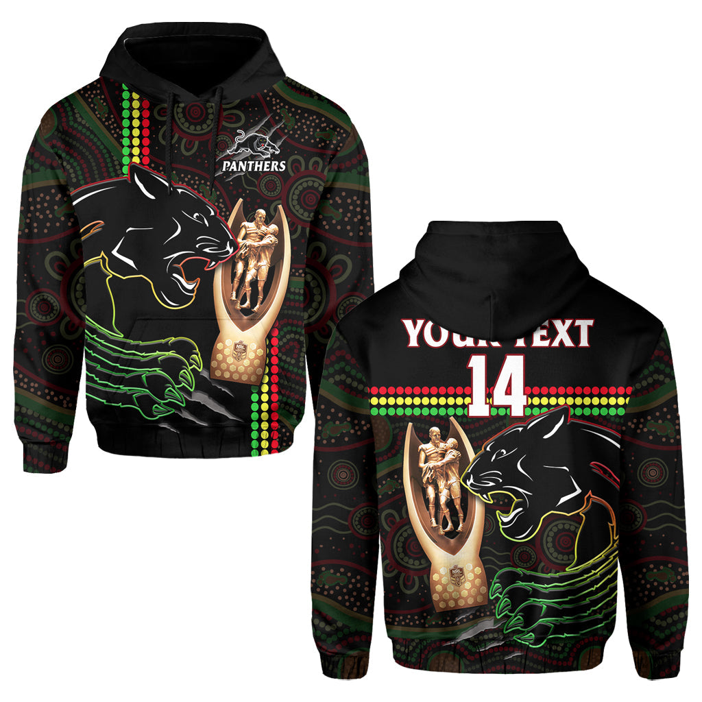 custom-text-and-number-panthers-rugby-hoodie-the-riff-2022-premiers-aboriginal-art
