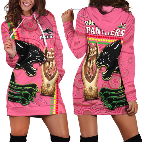 panthers-rugby-hoodie-dress-the-riff-2022-premiers-aboriginal-pink