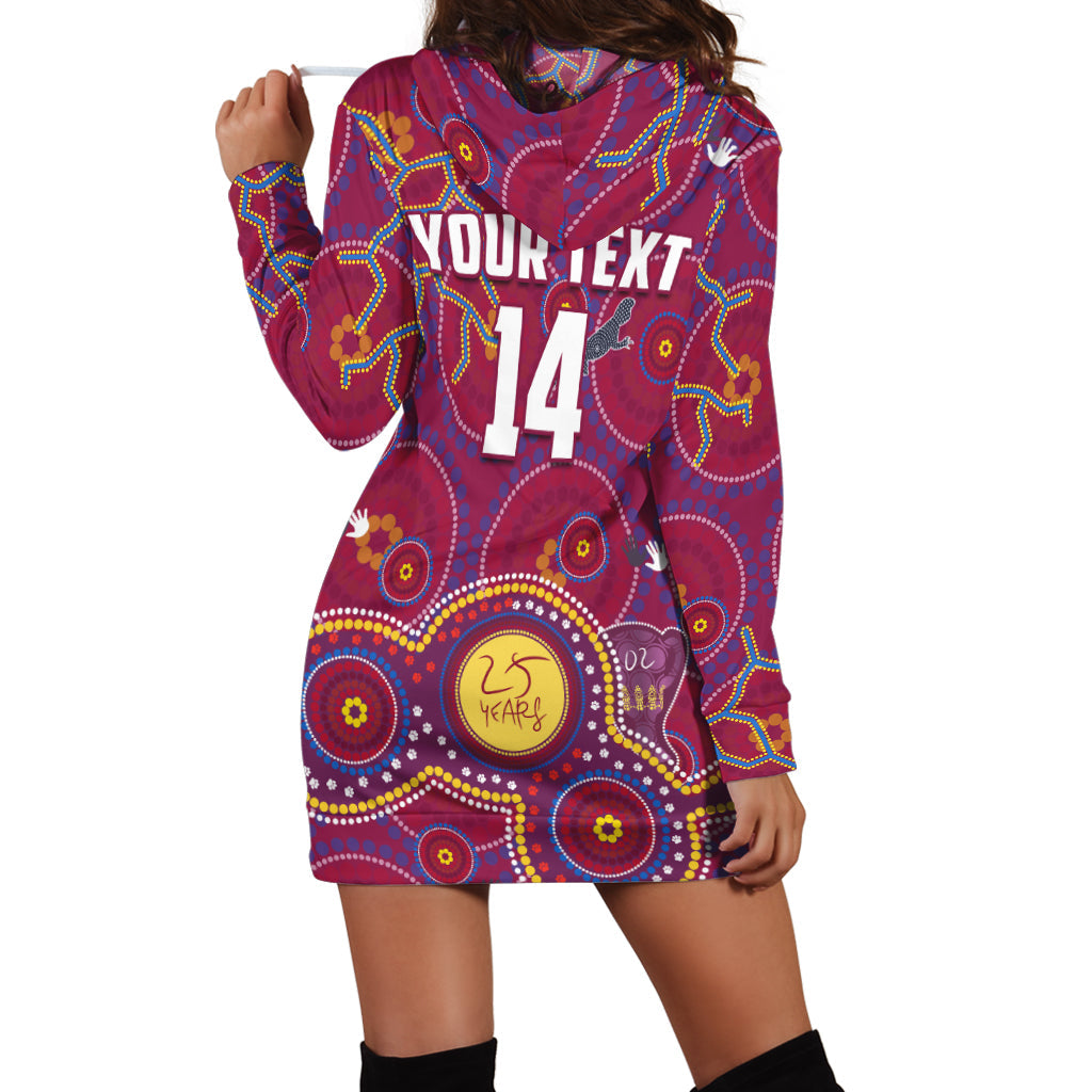 custom-text-and-number-brisbane-football-hoodie-dress-indigenous-pattern-go-lions-unique-version