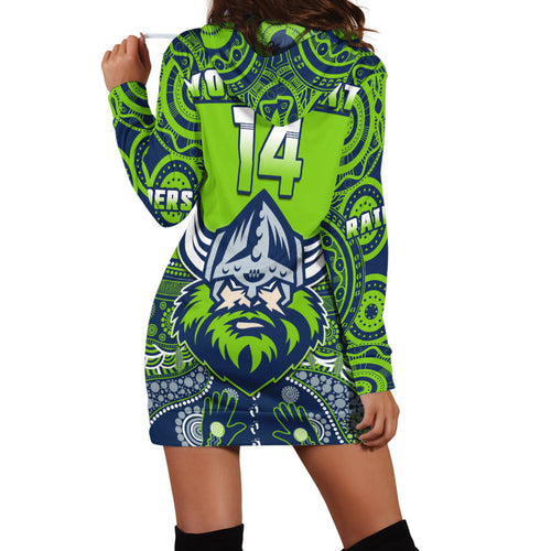 custom-text-and-number-raiders-rugby-hoodie-dress-aboriginal-pattern