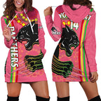 custom-text-and-number-panthers-rugby-hoodie-dress-the-mountain-men-aboriginal-art-dynamic-pink-version