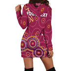custom-personalised-maroons-rugby-hoodie-dress-kangaroo-indigenous-pattern-unique-version