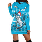 custom-personalised-sharks-christmas-hoodie-dress-cronulla-sutherland-aboriginal-art-merry-xmas
