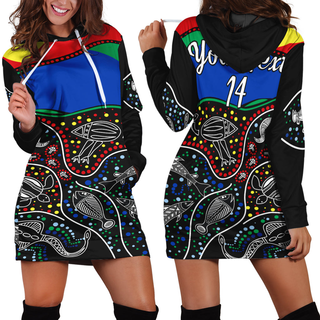 custom-text-and-number-naidoc-week-hoodie-dress-national-aborigines-and-torres-strait-islander-animals-aboriginal-art