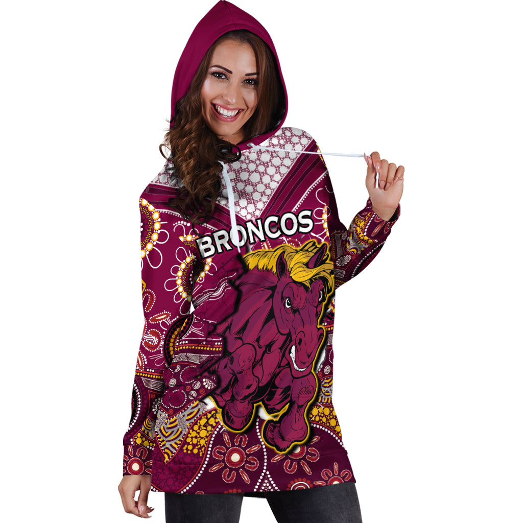 custom-personalised-broncos-rugby-hoodie-dress-indigenous-pattern-artsy-ver01