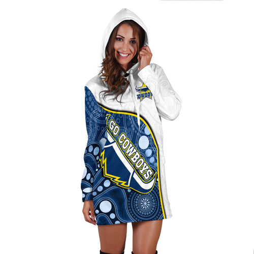 cowboys-rugby-hoodie-dress-indigenous-pattern-2022-premiers-sporty-style