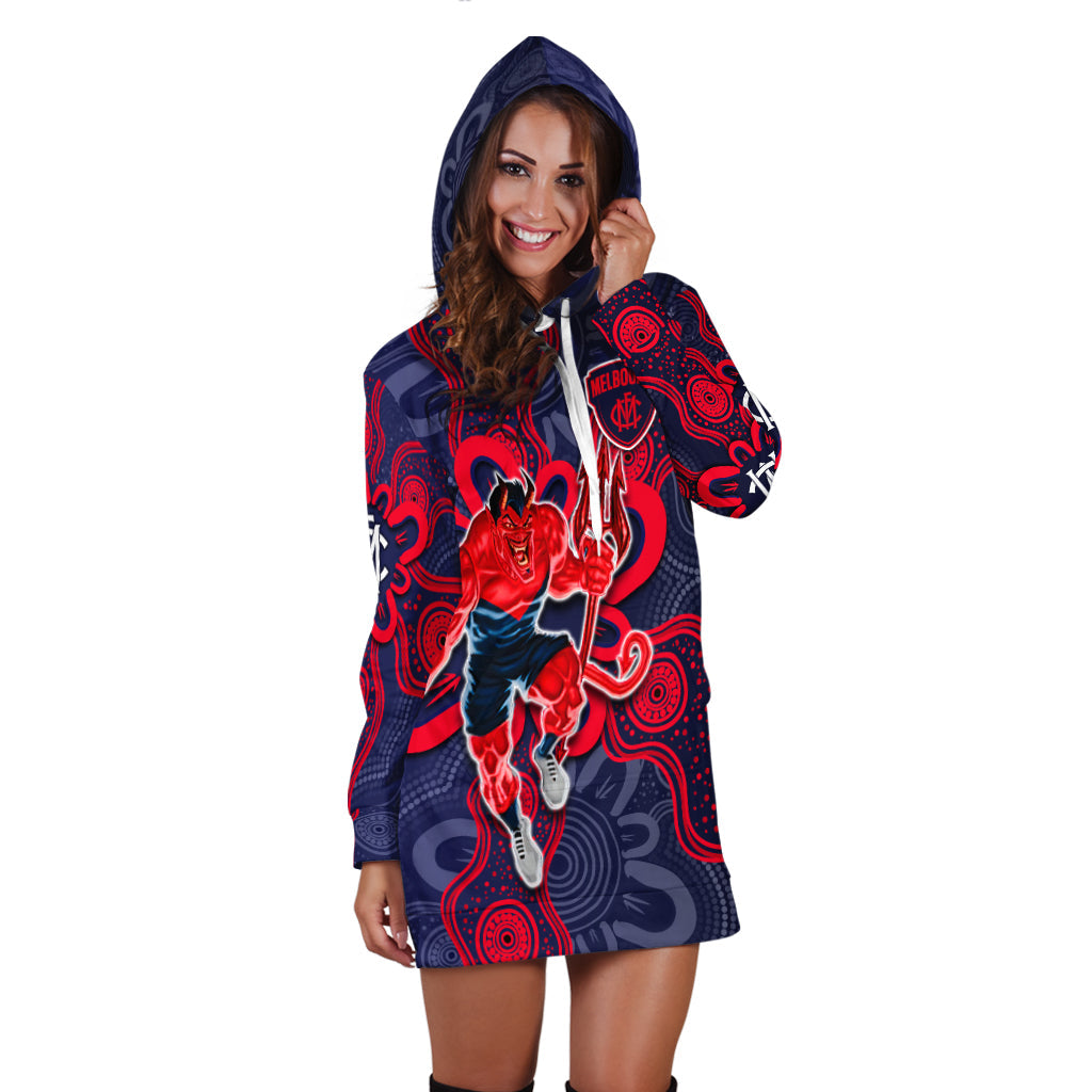 custom-text-and-number-demons-football-2022-hoodie-dress-australian-aboriginal-dot-painting