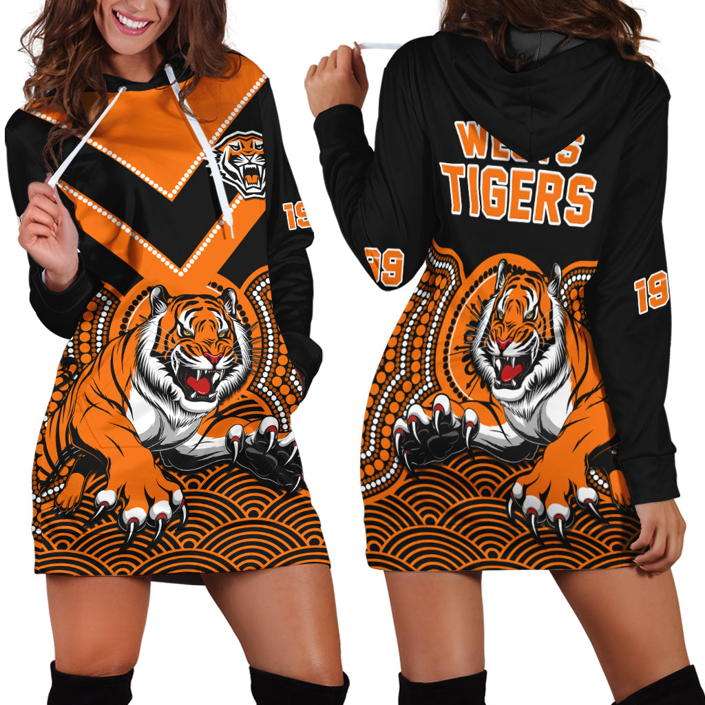 wests-tigers-rugby-hoodie-dress-indigenous-black-artsy