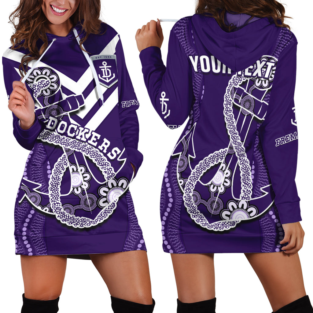custom-personalised-dockers-football-hoodie-dress-fremantle-anchor-mix-aboriginal-pattern-dynamic-style