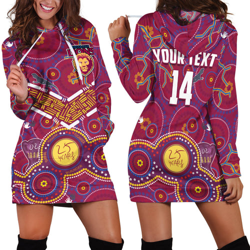 custom-text-and-number-brisbane-football-hoodie-dress-indigenous-pattern-go-lions-unique-version