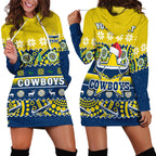 custom-personalised-cowboys-christmas-hoodie-dress-aboriginal-art-merry-xmas