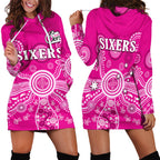 sydney-sixers-hoodie-dress-cricket-indigenous-australian-art-ver02