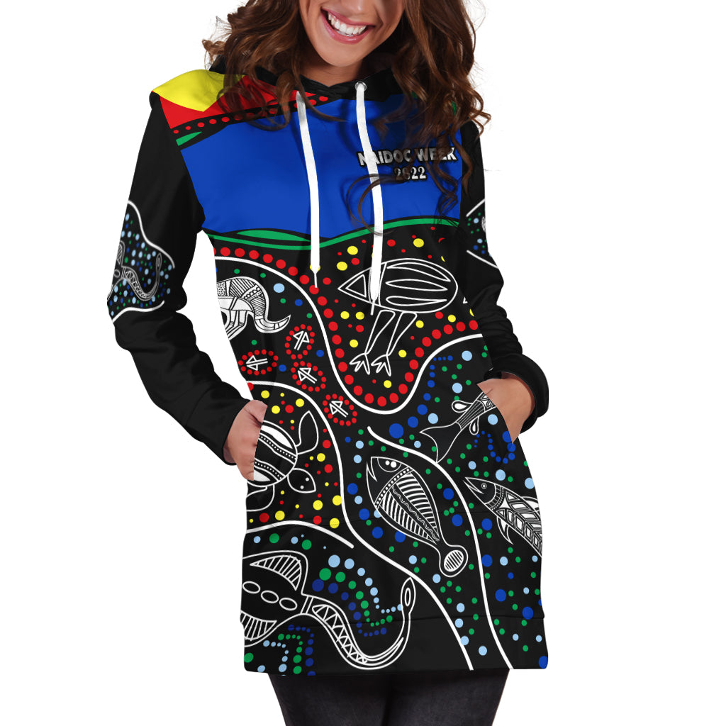 custom-personalised-naidoc-week-2022-hoodie-dress-national-aborigines-and-torres-strait-islander-animals-aboriginal