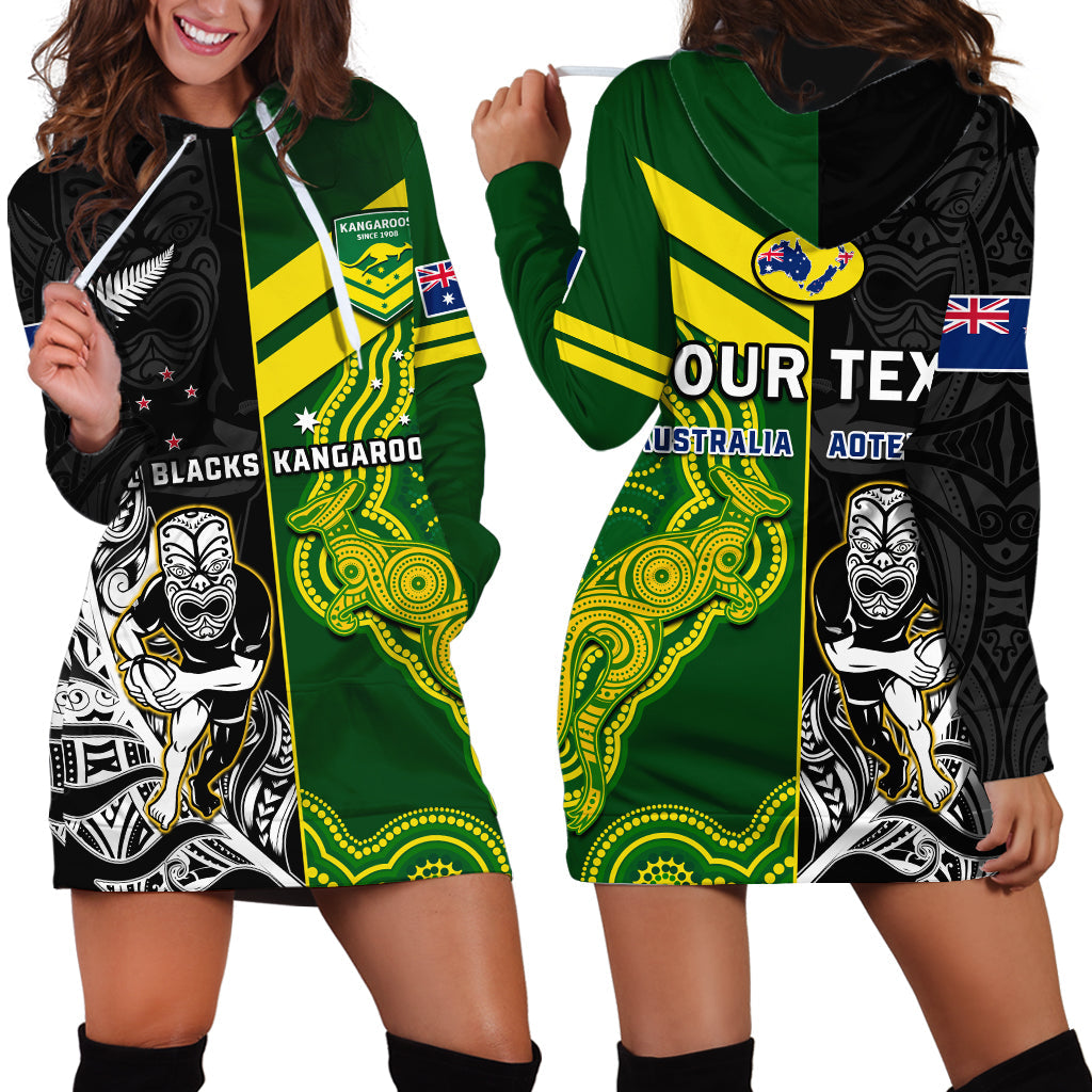 custom-personalised-australia-kangaroos-and-all-black-rugby-hoodie-dress-aboriginal-mix-nz-maori-fern