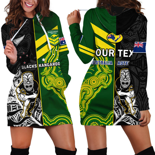 custom-personalised-australia-kangaroos-and-all-black-rugby-hoodie-dress-aboriginal-mix-nz-maori-fern