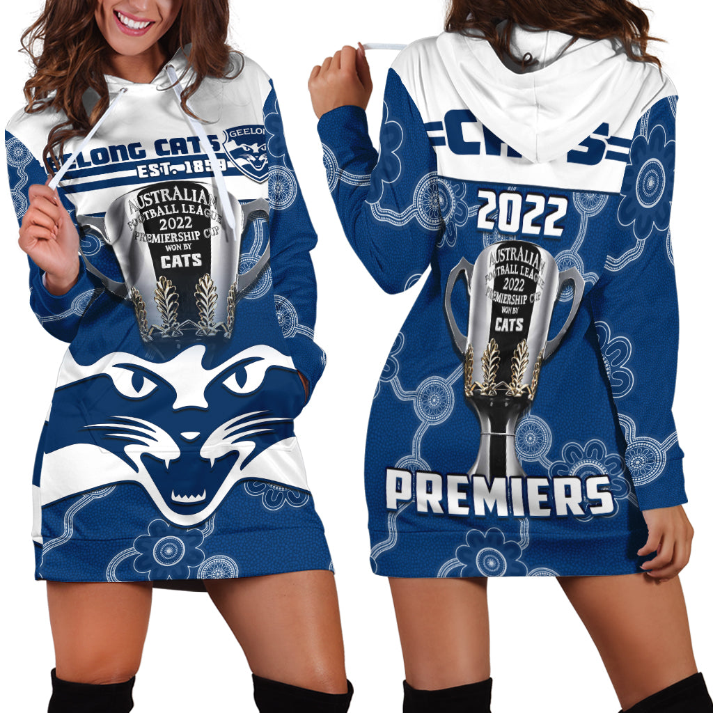 cats-football-hoodie-dress-geelong-premiers-2022-aboriginal