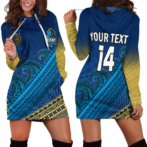 custom-text-and-number-gold-coast-titans-rugby-hoodie-dress-pasifika-gradient-polynesian-pattern