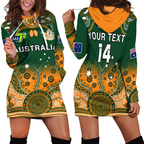 custom-text-and-number-australia-rugby-hoodie-dress-aussie-sevens-green-indigenous