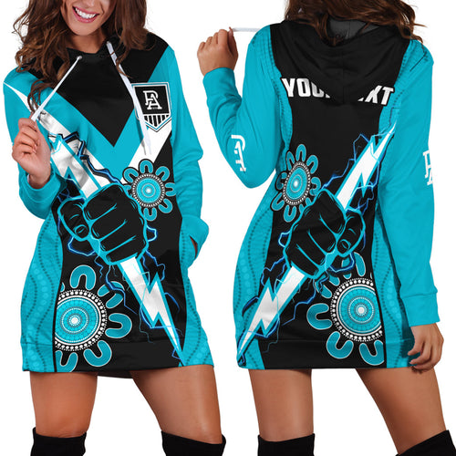 custom-personalised-port-adelaide-football-hoodie-dress-power-thunder-hand-mix-aboriginal-dynamic